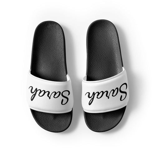 Custom Name Text Women's Slides Sandals