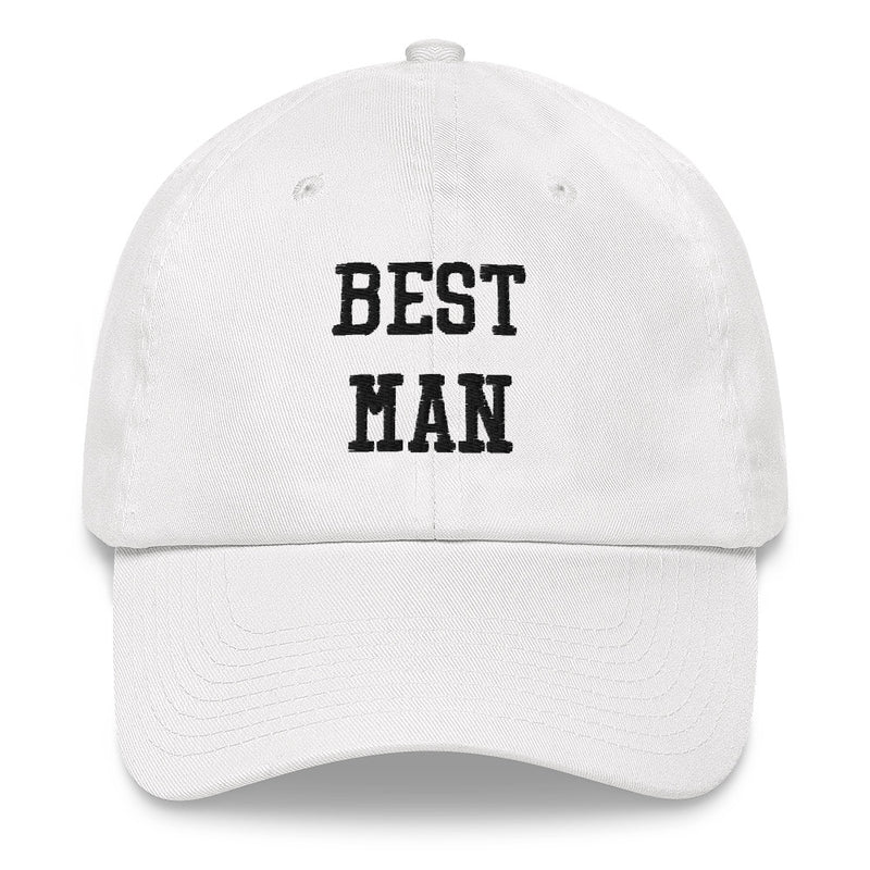 Best Man Embroidered Dad Hat