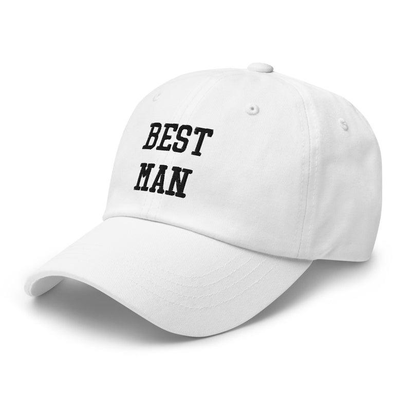 Best Man Embroidered Dad Hat