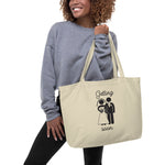 Getting Married Soon Large Organic Cotton Tote Bag