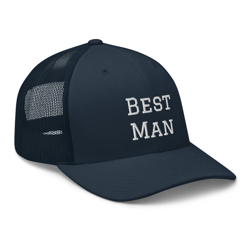 Best Man Trucker Cap