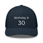 Custom Birthday Trucker Cap