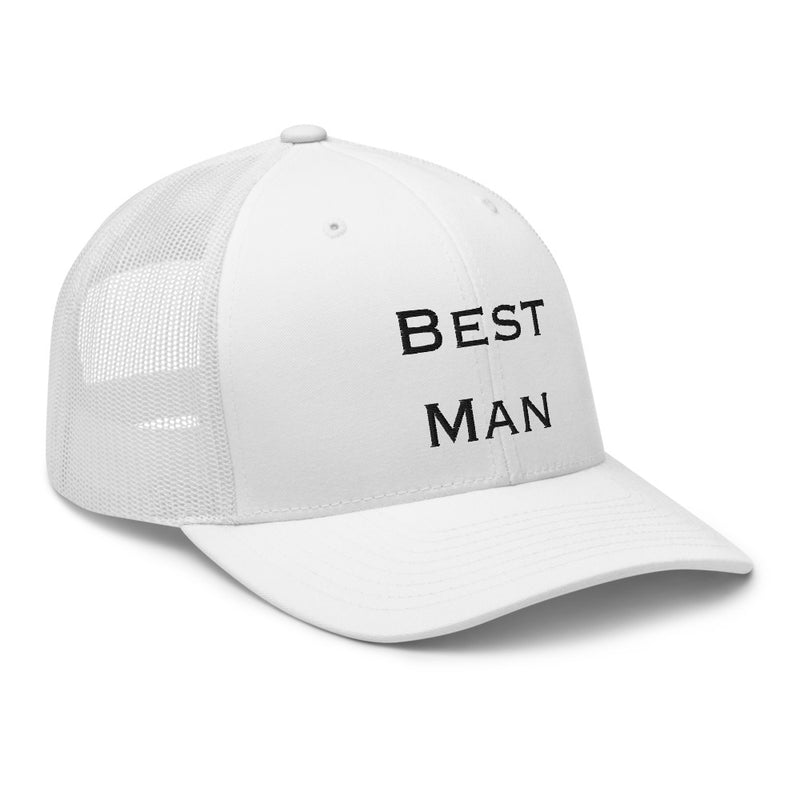 Best Man Trucker Cap