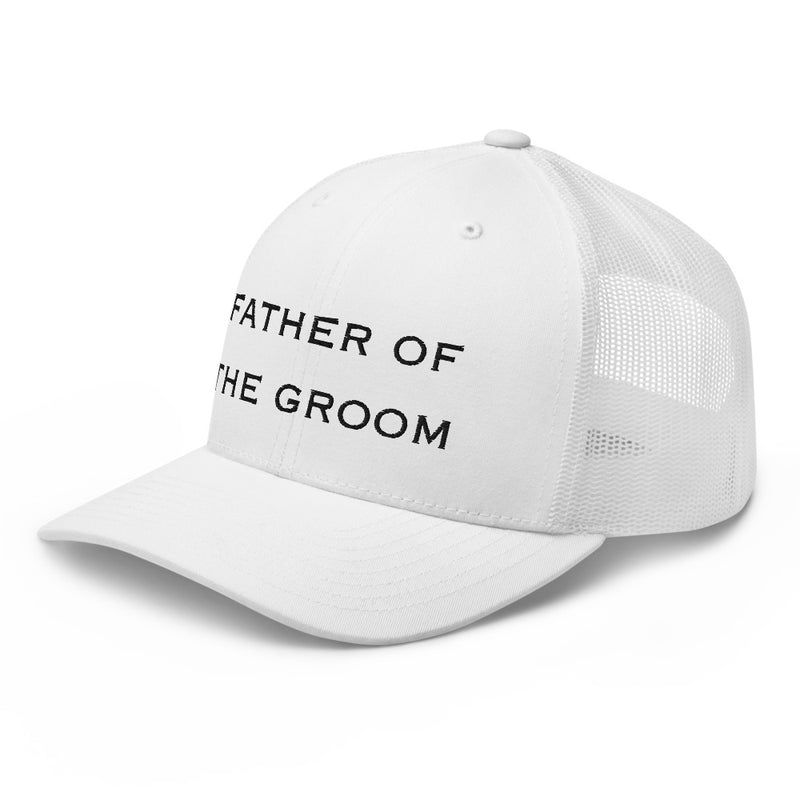Father of the Groom Trucker Cap
